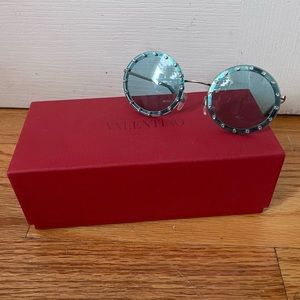 Valentino studded round sunglasses
